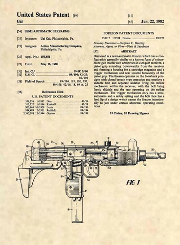 Official uzi submachine gun - official,